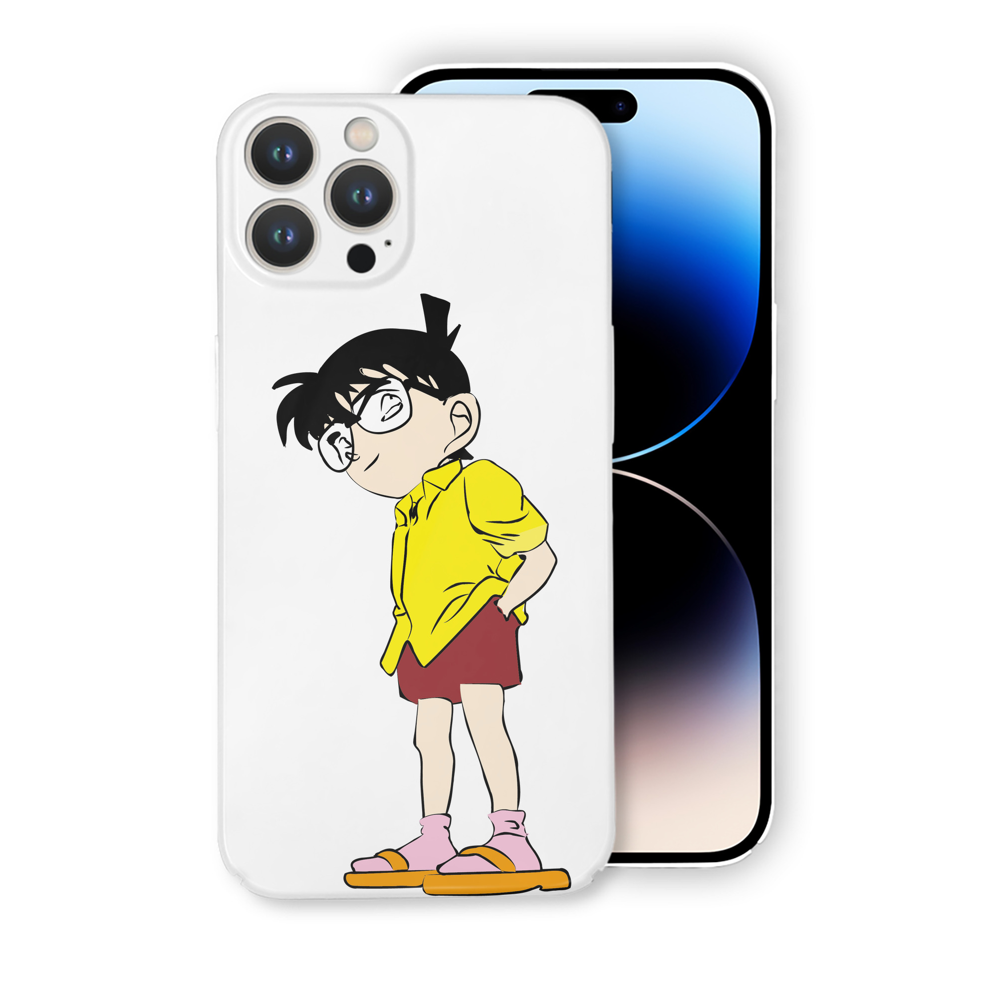 （画像用） 名探偵コナン 江戸川 コナン Detective Conan Conan Edogawa 【iPhone 14シリーズ対応】ハードケース